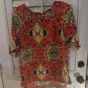 Kut from the Kloth Kaleidoscope Print Blouse